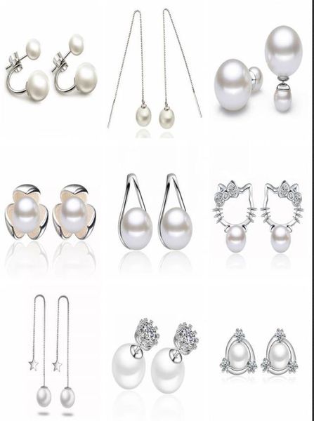 925 sterling silver pearl dangle earrings jewelry for women big pearl charm rhinestone pearl ball earrings jewe6920936, Golden;silver
925 sterling silver pearl dangle earrings jewelry for women big pearl charm rhinestone pearl ball earrings jewe6920936, Golden;silver