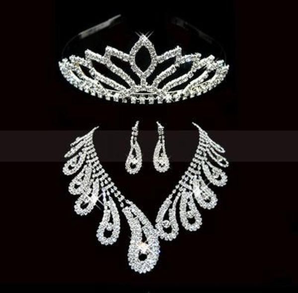 2019 selling charming wedding bridal bridesmaids rhinestone necklace earrings crown jewelry set 4213629, White
2019 selling charming wedding bridal bridesmaids rhinestone necklace earrings crown jewelry set 4213629, White