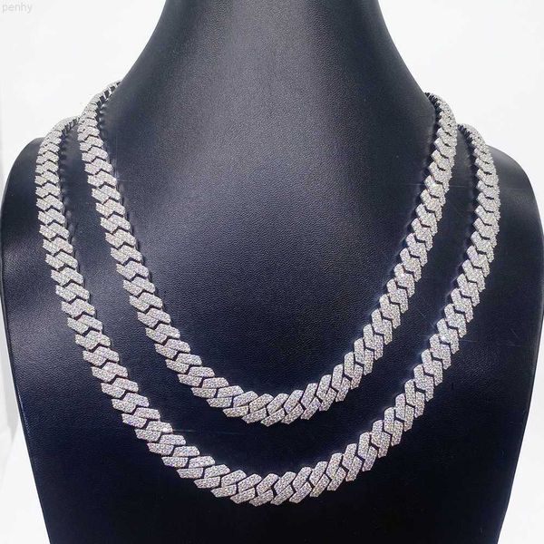 10mm high-end moissanite diamond necklaces s925 silver cuban link chain choker for women pass tester with certificate
10mm high-end moissanite diamond necklaces s925 silver cuban link chain choker for women pass tester with certificate