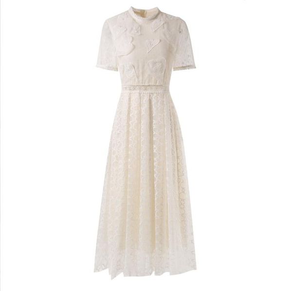 european and american women's clothes 2023 summer new stand collar short sleeve fashion mesh embroidery pleated dress xxl, Black;gray
european and american women's clothes 2023 summer new stand collar short sleeve fashion mesh embroidery pleated dress xxl, Black;gray
