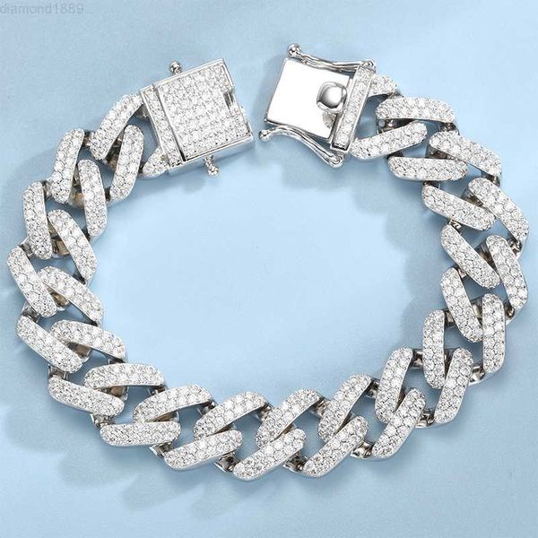 selling 14mm cuban link bracelet iced out miami gold plated hip hop full moissanite prong diamond bracelet for men women, Silver
selling 14mm cuban link bracelet iced out miami gold plated hip hop full moissanite prong diamond bracelet for men women, Silver