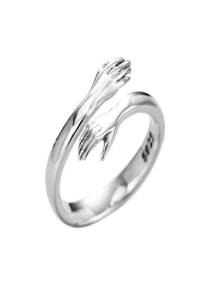 new 925 sterling silver european and american jewelry love hug ring retro fashion tide flow open ring8692432
new 925 sterling silver european and american jewelry love hug ring retro fashion tide flow open ring8692432