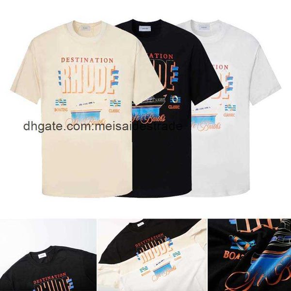 designer t shirt rhudes letter printing version simple casual round neck large short sleeve t-shirt for men and women couples, White;black
designer t shirt rhudes letter printing version simple casual round neck large short sleeve t-shirt for men and women couples, White;black