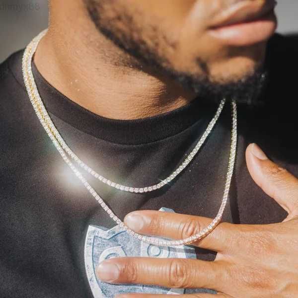 iced out jewelry clear white round cut moissanite 3mm tennis chain hip hop 925 sterling silver tennis necklace
iced out jewelry clear white round cut moissanite 3mm tennis chain hip hop 925 sterling silver tennis necklace