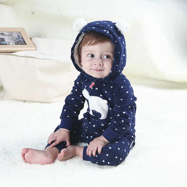 jumpsuits baby 2020 autumn/winter warm polar wool feet newborn boys and girls clothing jumpsuit pajamas 0-24 months old g220606, Blue
jumpsuits baby 2020 autumn/winter warm polar wool feet newborn boys and girls clothing jumpsuit pajamas 0-24 months old g220606, Blue