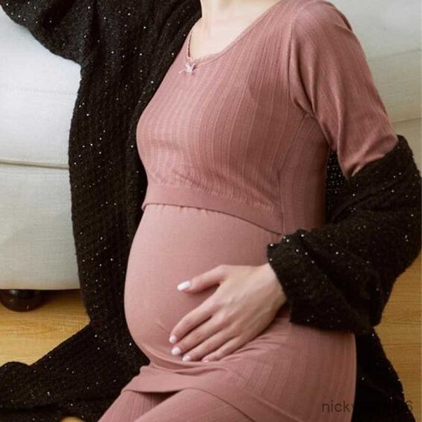 maternity intimates pajamas set cotton sweater long sleeve trousers postpartum sleepwear thermal underwear pajama, White
maternity intimates pajamas set cotton sweater long sleeve trousers postpartum sleepwear thermal underwear pajama, White
