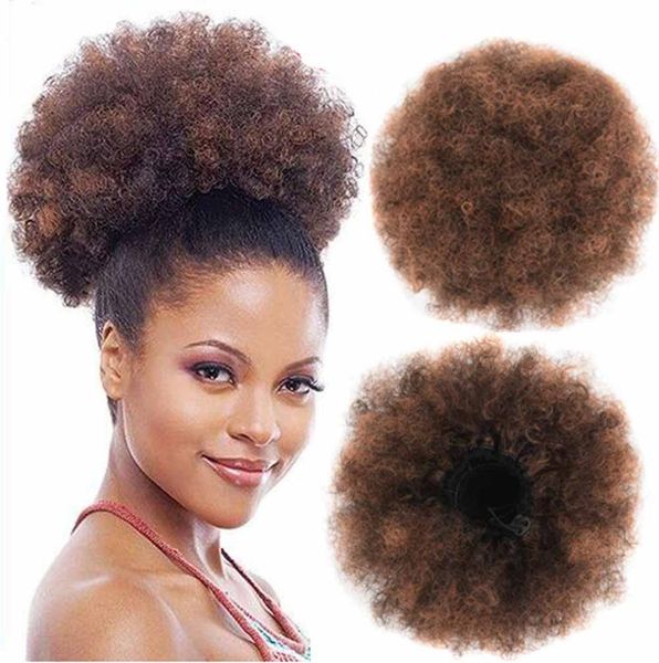8 inch puff afro curly chignon drawstring ponytail short afro kinky pony tail clip in on african synthetic hair bun hair pieces fo7231623, Black;brown
8 inch puff afro curly chignon drawstring ponytail short afro kinky pony tail clip in on african synthetic hair bun hair pieces fo7231623, Black;brown