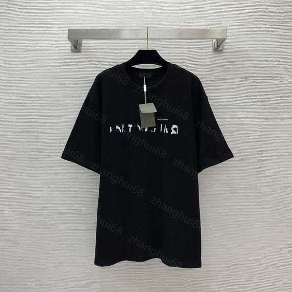23ss womens t-shirt womens designer clothing tee round neck pure cotton simple temperament logo letter print loose slimming t-shirt womens c, White
23ss womens t-shirt womens designer clothing tee round neck pure cotton simple temperament logo letter print loose slimming t-shirt womens c, White