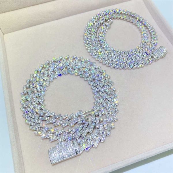 bling fine hip pop iced out lab diamonds moissanite miami cuban link chain necklace piercing jewelry, Silver
bling fine hip pop iced out lab diamonds moissanite miami cuban link chain necklace piercing jewelry, Silver