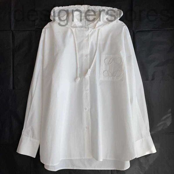 women's blouses & shirts designer womens embroidery casual shirt hooded spring coats quality sunscreen coat sml s3wa, White
women's blouses & shirts designer womens embroidery casual shirt hooded spring coats quality sunscreen coat sml s3wa, White