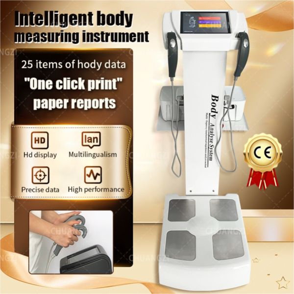 professional body height bioimpedance body analyzer machine body composition analyzer with printer factory direct sales white black optional
professional body height bioimpedance body analyzer machine body composition analyzer with printer factory direct sales white black optional