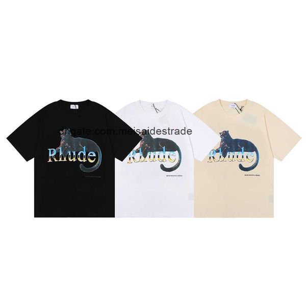 designer t shirt 2022 american fashion brand rhudes panther leopard print hip hop casual loose short sleeve t-shirt, White;black
designer t shirt 2022 american fashion brand rhudes panther leopard print hip hop casual loose short sleeve t-shirt, White;black