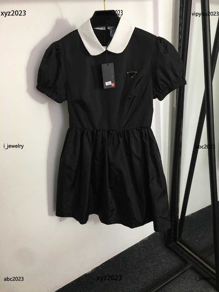 luxury womens designer dresses color blocking doll neck bubble short sleeved dress size s-l fashion fluffy skirt, Black;gray
luxury womens designer dresses color blocking doll neck bubble short sleeved dress size s-l fashion fluffy skirt, Black;gray