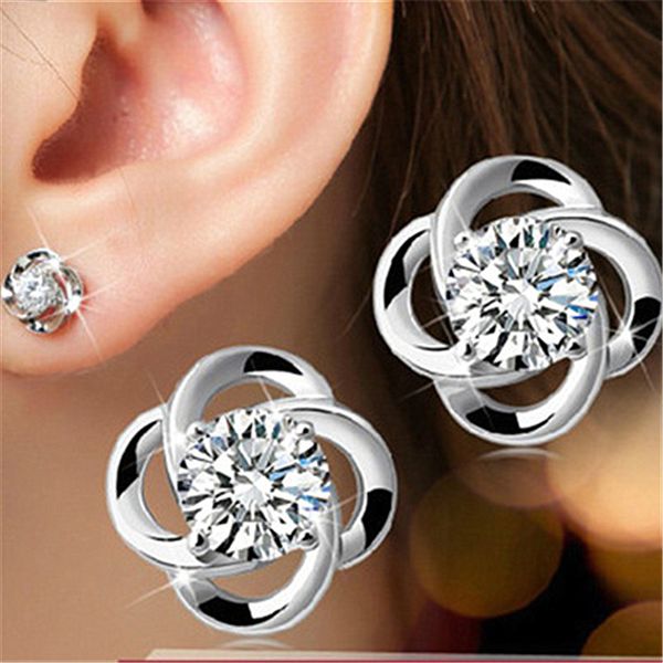 women's fashion jewelry 925 sterling silver round cut white z cz diamond gemstones women wedding rose flower stud earring gift, Golden;silver
women's fashion jewelry 925 sterling silver round cut white z cz diamond gemstones women wedding rose flower stud earring gift, Golden;silver