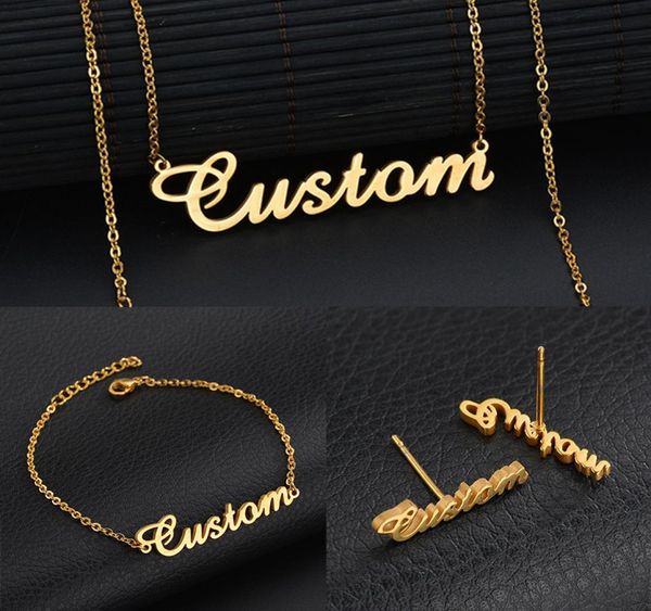 personalized custom 18k gold plated stainless steel script name necklace charm nameplate necklace jewelry gift chain choker neckla8028994, Silver
personalized custom 18k gold plated stainless steel script name necklace charm nameplate necklace jewelry gift chain choker neckla8028994, Silver
