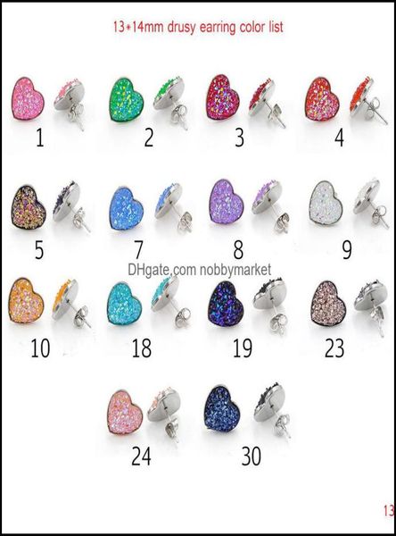 stud earrings jewelry bk women druzy round and heart shape resin stone drop stainless steel hypoallergenic for female fashion deli1398609, Golden;silver
stud earrings jewelry bk women druzy round and heart shape resin stone drop stainless steel hypoallergenic for female fashion deli1398609, Golden;silver