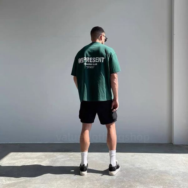 614smen's t-shirts reprreesent men t-shirt designer short summer tee fashion casual letter short sleeve des, White;black
614smen's t-shirts reprreesent men t-shirt designer short summer tee fashion casual letter short sleeve des, White;black