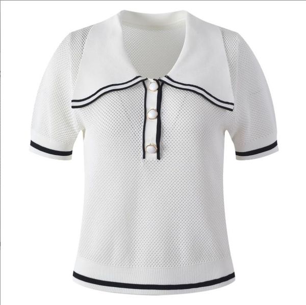 602 l 2023 summer sweaters women's pullover sweater white green black striped lapel neck short sleeve brand same style women's yl, White;black
602 l 2023 summer sweaters women's pullover sweater white green black striped lapel neck short sleeve brand same style women's yl, White;black