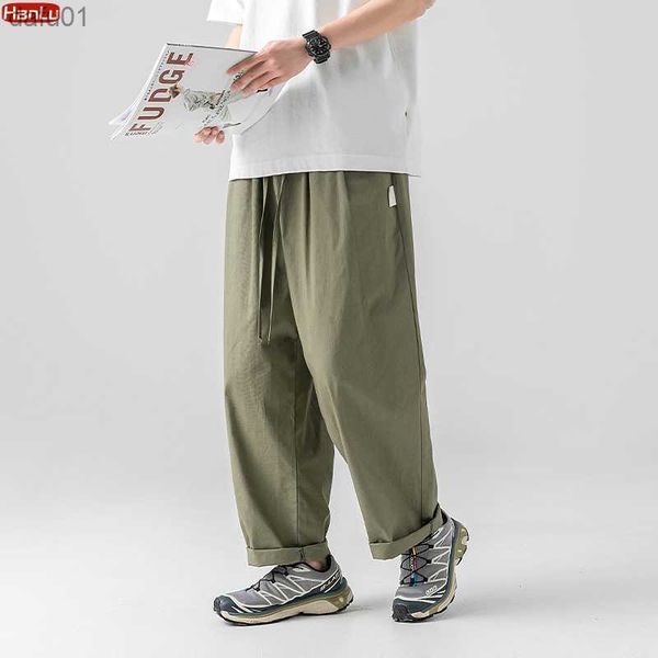 2023 spring summer new wide pants for mens 100% cotton oversize green harem pants fashion pleat design baggy joggers sweatpants l230520, Black
2023 spring summer new wide pants for mens 100% cotton oversize green harem pants fashion pleat design baggy joggers sweatpants l230520, Black