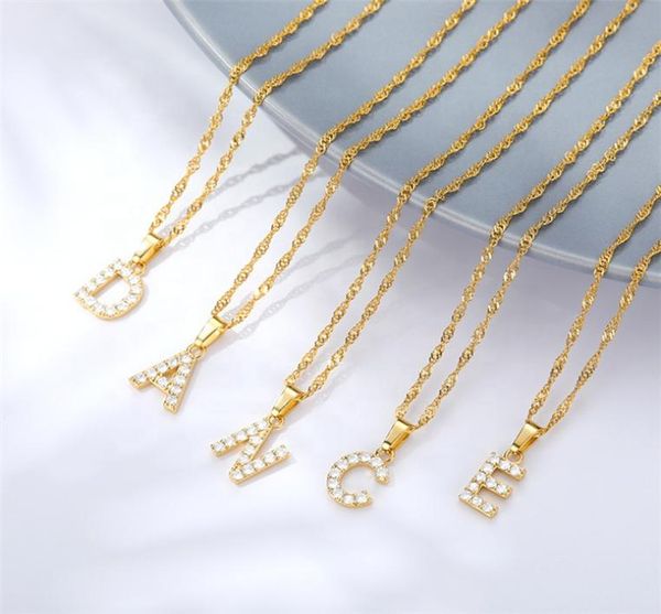 vintage fashion brass real gold plated initial design micro inlay aaa zircon stainless steel pendant necklace jewelry2067678, Silver
vintage fashion brass real gold plated initial design micro inlay aaa zircon stainless steel pendant necklace jewelry2067678, Silver