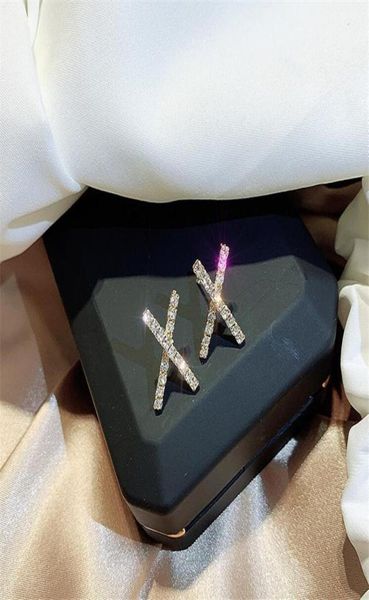 choucong brand simple fashion jewelry cross earrings 925 sterling silver 14k gold fill pave 5a zircon cz diamond party star women 9122025, Golden;silver
choucong brand simple fashion jewelry cross earrings 925 sterling silver 14k gold fill pave 5a zircon cz diamond party star women 9122025, Golden;silver