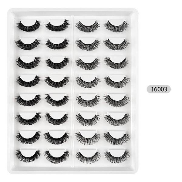 handmade reusable curly false eyelashes naturally soft light multilayer thick fake lashes mink 16 pairs set full strip lashes extensions
handmade reusable curly false eyelashes naturally soft light multilayer thick fake lashes mink 16 pairs set full strip lashes extensions