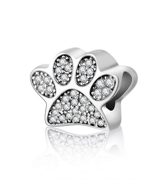authentic 925 sterling silver paw prints bead with crystal pave footprints beads fit diy brand bracelet jewelry making accessories6576897, Black
authentic 925 sterling silver paw prints bead with crystal pave footprints beads fit diy brand bracelet jewelry making accessories6576897, Black