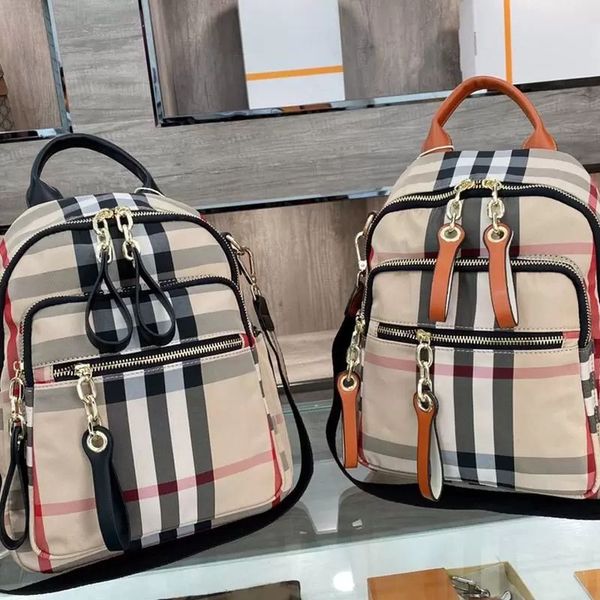2023 women backpack shoulder bags handbag purse fashion classic stripe canvas schoolbag zipper backpacks patchwork color satchel tartan lady, Black;red
2023 women backpack shoulder bags handbag purse fashion classic stripe canvas schoolbag zipper backpacks patchwork color satchel tartan lady, Black;red