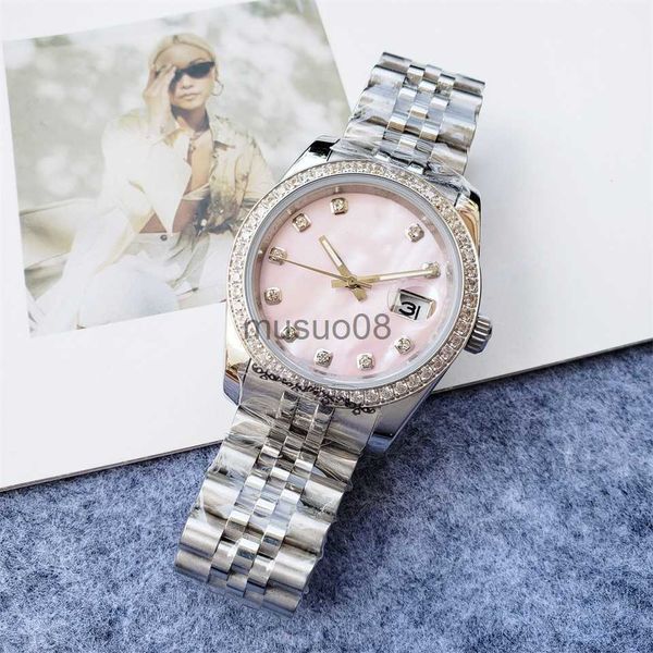 other watches selling high end ladies watch automatic mechanical stainless steel drilling ring pink shell dial fashion temperament womens ma, Slivery;black
other watches selling high end ladies watch automatic mechanical stainless steel drilling ring pink shell dial fashion temperament womens ma, Slivery;black