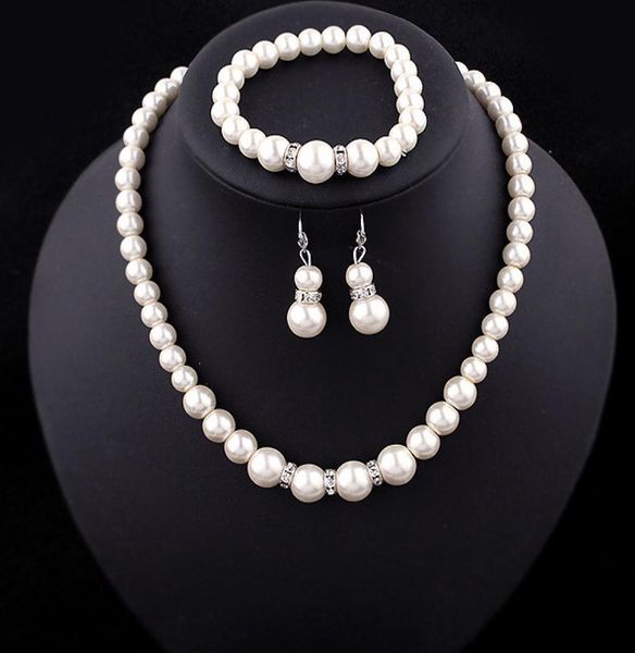 2019 fashion custom jewelry sets pearl bracelet necklace wedding bridal accessories for woman8458450, White
2019 fashion custom jewelry sets pearl bracelet necklace wedding bridal accessories for woman8458450, White