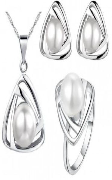 fashion pearl jewelry sets luxury studnecklacering wedding dress accessories lady earrings silver or gold plated luxury jewelry9072159, Black
fashion pearl jewelry sets luxury studnecklacering wedding dress accessories lady earrings silver or gold plated luxury jewelry9072159, Black