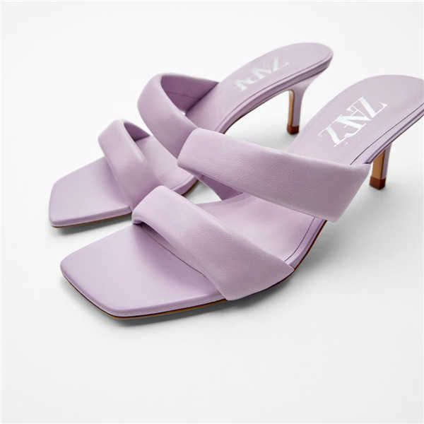 2023 summer women's shoes purple square toe lace women slide snadals high heel sheepskin lady sandals, Black
2023 summer women's shoes purple square toe lace women slide snadals high heel sheepskin lady sandals, Black