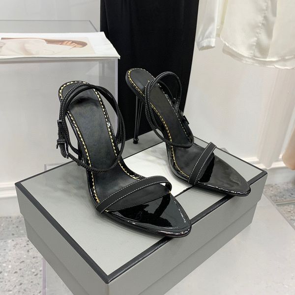 622s621s sandals stiletto sandals metal padlock narrow word band high-heeled sandals 105mm women's leather luxury de, Black
622s621s sandals stiletto sandals metal padlock narrow word band high-heeled sandals 105mm women's leather luxury de, Black