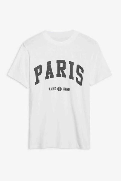 anine bing women designer t-shirt classic letter print sleeve embroidery cotton short tees fashion33ess, White
anine bing women designer t-shirt classic letter print sleeve embroidery cotton short tees fashion33ess, White