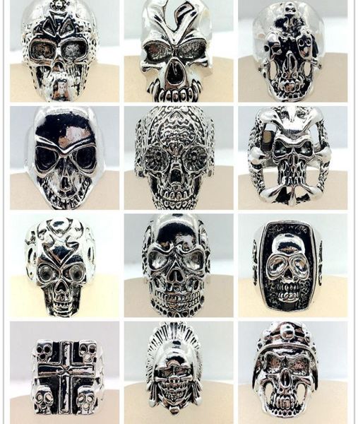 whole 30pcs men039s mix style big size skull carved biker silver plated rings jewelry punk skeleton ring2620364
whole 30pcs men039s mix style big size skull carved biker silver plated rings jewelry punk skeleton ring2620364