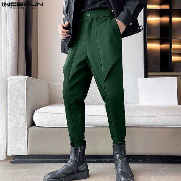 2023 men casual pants solid color button pockets korean style irregular trousers men streetwear joggers leisure pants incerun l230520, Black
2023 men casual pants solid color button pockets korean style irregular trousers men streetwear joggers leisure pants incerun l230520, Black