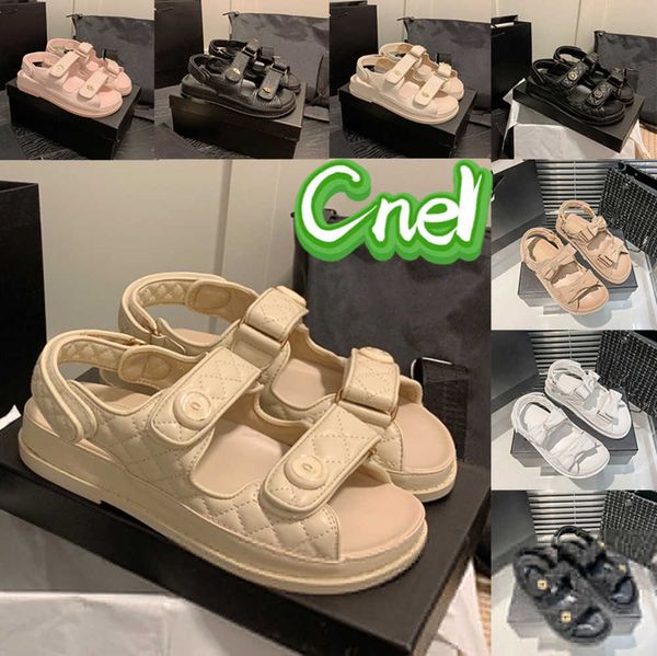 designer quilted dad sandals womens slippers luxury flat cnel platform sandal crystal calf leather slides interlocking slide women summer be, Black
designer quilted dad sandals womens slippers luxury flat cnel platform sandal crystal calf leather slides interlocking slide women summer be, Black