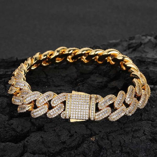 hip hop jewelry 18k gold plated iced out cuban link chain lab grown diamond bracelet women, Silver
hip hop jewelry 18k gold plated iced out cuban link chain lab grown diamond bracelet women, Silver