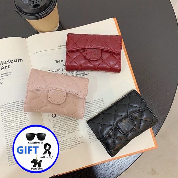 luxury designer bag wallet card holder women wallet gold buckle flip card slot sheep leather purse fashion credit coin mini bag charm wallet, Brown;gray
luxury designer bag wallet card holder women wallet gold buckle flip card slot sheep leather purse fashion credit coin mini bag charm wallet, Brown;gray