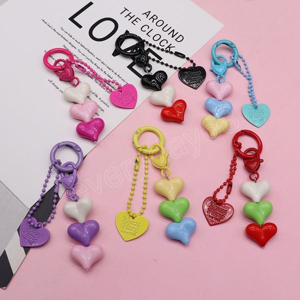 candy color heart key chains cartoon colorful heart geometric ornament keychain for women men bag accessories key chains gifts, Slivery;golden
candy color heart key chains cartoon colorful heart geometric ornament keychain for women men bag accessories key chains gifts, Slivery;golden