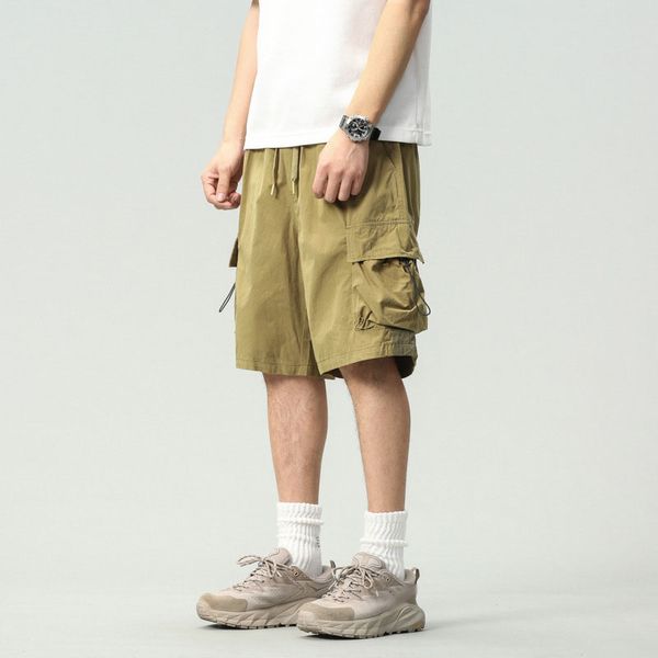 godlikeu men's cargo shorts streetwear designer cotton casual beach summer loose short pant, White;black
godlikeu men's cargo shorts streetwear designer cotton casual beach summer loose short pant, White;black