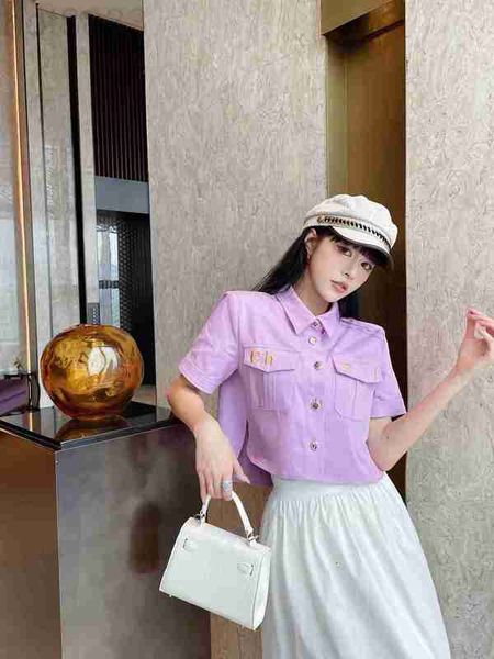 women's blouses & shirts designer letter embroidered shirt sweet age reducing short sleeve summer 2023 new unique mqgj, White
women's blouses & shirts designer letter embroidered shirt sweet age reducing short sleeve summer 2023 new unique mqgj, White
