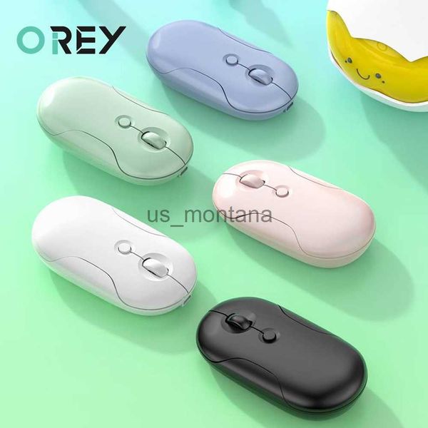 Image of Mice Gaming Mouse Ergonomic Mice Mini 24G Bluetooth Wireless Mouse For Laptop PC Gamer Computer Silent Mouse For Girl Magic Mause J230606