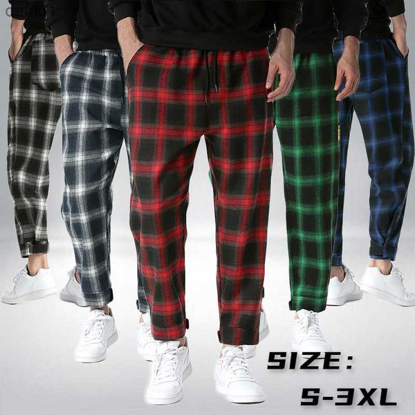 fashion men's joggers plaid pants men elastic cropped cotton trousers summer casual streetwear loose short sweatpants l230520, Black
fashion men's joggers plaid pants men elastic cropped cotton trousers summer casual streetwear loose short sweatpants l230520, Black