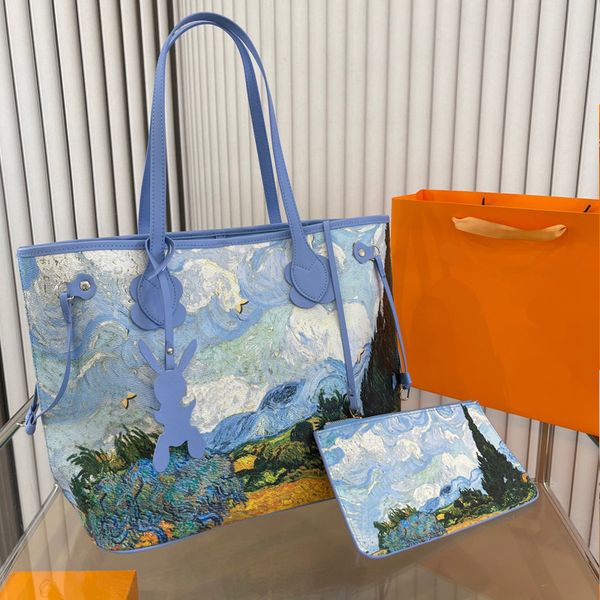new shopping bag tote bag composite handbag designer shoulder purse real leather painted pattern letter print internal zipper pocket handbag
new shopping bag tote bag composite handbag designer shoulder purse real leather painted pattern letter print internal zipper pocket handbag