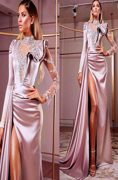 2021 plus size arabic aso ebi lace beaded mermaid prom dresses high split satin sheer neck evening formal party second reception b7840694, Black
2021 plus size arabic aso ebi lace beaded mermaid prom dresses high split satin sheer neck evening formal party second reception b7840694, Black