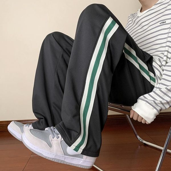 pants black side striped casual pants men's 2023 spring new loose straightleg pants elastic waist wideleg trousers home baggy pants
pants black side striped casual pants men's 2023 spring new loose straightleg pants elastic waist wideleg trousers home baggy pants