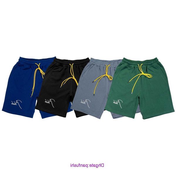 wholesale designer shorts online shop summer rh solid loose relaxed embroidery men's shorts lace up waistband american street sports ca, White;black
wholesale designer shorts online shop summer rh solid loose relaxed embroidery men's shorts lace up waistband american street sports ca, White;black