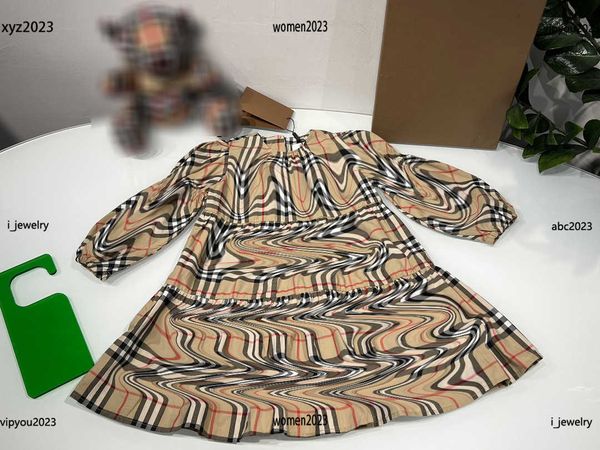 luxury designer baby dress fashion round neck kids skirt long sleeved dress size 100-160 cm elastic sleeve girl skirt, Red;yellow
luxury designer baby dress fashion round neck kids skirt long sleeved dress size 100-160 cm elastic sleeve girl skirt, Red;yellow