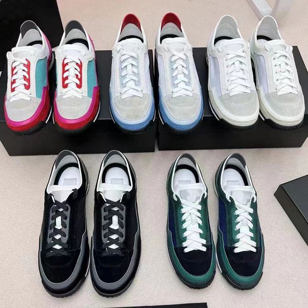 designer casual shoes luxury brand cowhide color suede mesh stitching fashion sports shoes lightweight wear-resistant anti-slip soft sole fl, Black
designer casual shoes luxury brand cowhide color suede mesh stitching fashion sports shoes lightweight wear-resistant anti-slip soft sole fl, Black